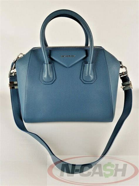 givenchy antigona small mineral blue